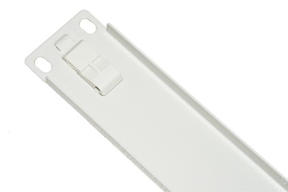 Pannello Cieco 1 Unita&#39; Per Armadi Rack 19&#34; Colore Grigio Chiusura A Scatto