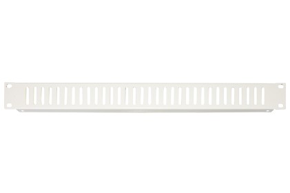 Pannello Cieco Ventilato 1 Unita&#39; Per Armadi Rack 19&#34; Grigio Viti Incluse