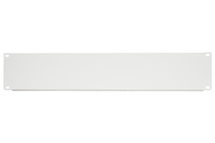 Pannello Cieco 2 Unita' Per Armadi Rack 19" Grigio Viti Incluse