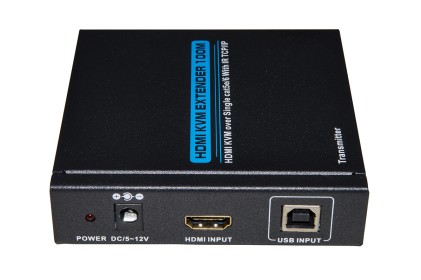 Estensore Kvm Per Monitor Hdmi, Tastiera E Mouse Usb Tramite Cavo Di Rete Fino A 100 Metri Anche Tramite Ip Con Sensori Per Telecomando