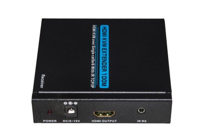 Estensore Kvm Per Monitor Hdmi, Tastiera E Mouse Usb Tramite Cavo Di Rete Fino A 100 Metri Anche Tramite Ip Con Sensori Per Telecomando