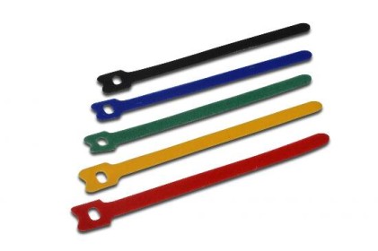 Confezione 50 Fascette Velcro 12X150Mm In 5 Colori Diversi