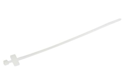 CONFEZIONE 100 FASCETTE STRINGICAVI MM. 3.6x200 CON TARGHETTA