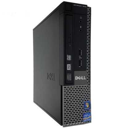 Pc Dell Optiplex 7010 Usff I5-3470S 4Gb 128 Ssd Dvd Windows Professional Coa - Rigenerato