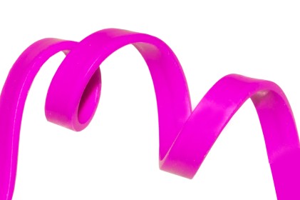 *Cavo Audio Jack 3,5 Mm Maschio/Maschio Piatto Mt 1 Colore Rosa 3 Poli