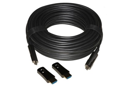 Cavo Hdmi<Sup>®</Sup> 2.0 Aoc Fibra Ottica Mt 15 Con Connettori Staccabili