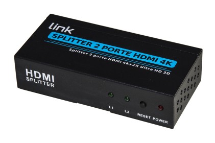 Splitter 2 Porte Hdmi Risoluzione 4Kx2K 30 Hz 1.4