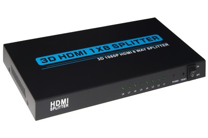 Splitter 8 Porte Hdmi Risoluzione 1080P