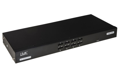 Switch Kvm 8 Porte Per 8 Pc Usb/Hdmi Con Un Mouse E Tastiera Usb E Video Hdmi, Cavi Inclusi, Gestione Manuale E Osd