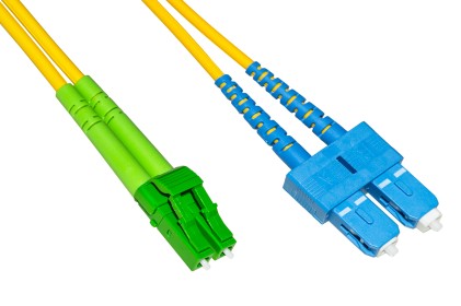 Cavo Fibra Ottica Lc Apc A Sc Upc Singlemode Duplex  Mt.5