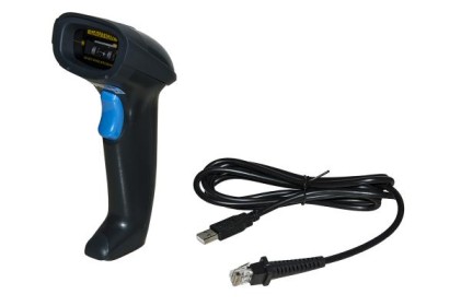 Lettore Codici A Barre Ccd Con Cavo Usb Per Magazzino, Banco E Registratori Di Cassa