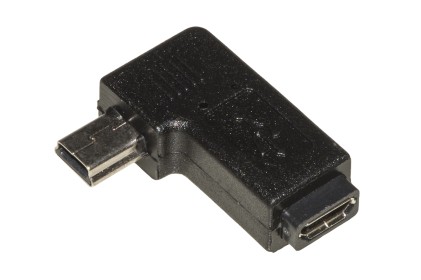 Adattatore Mini Usb Angolo Destro Maschio A Micro Usb Femmina