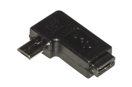 Adattatore Micro Usb Angolo Destro Maschio/Femmina