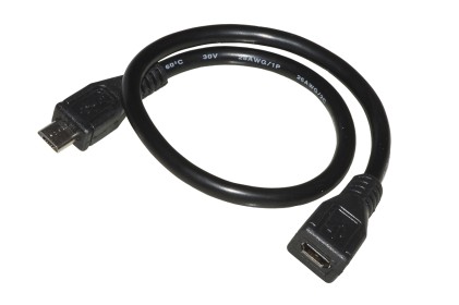 Cavo Prolunga Micro Usb Maschio/Femmina Cm 30