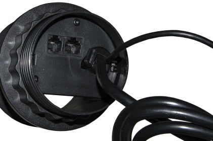 Multipresa A Scomparsa Con 2 Porte Alimentazione Ita/Schuko, 2 Porte Usb + 1 Rj45 + 1 Rj11 + 1 Hdmi Femmina