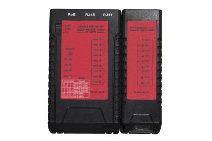 Tester Di Rete Per Cavi Rete Rj11 Rj45 E Poe Con Verifica Standard 802.3 At/Af