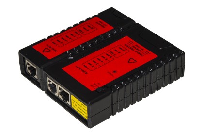 Tester Di Rete Per Cavi 6 E 8 Poli, Rj11 E Rj45 Con Unita&#39; Locale E Remota Con 8 Led + Schermatura