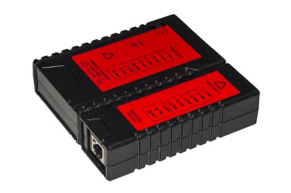 Tester Di Rete Per Cavi 6 E 8 Poli, Rj11 E Rj45 Con Unita&#39; Locale E Remota Con 8 Led + Schermatura