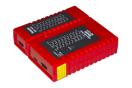 Tester Cavi Hdmi Tipo "A" E Tipo "C" Con Modulo Locale E Remoto Con 19 Led Per I 19 Fili + Schermatura