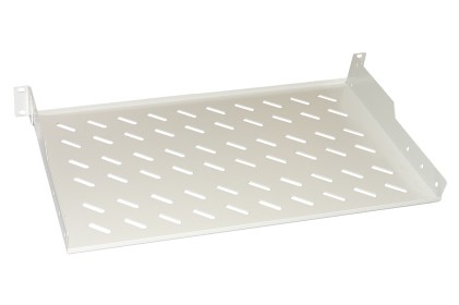 Ripiano Per Armadio 19&#34; 1 Unita&#39; Profondita&#39; 300 Mm. (Universale) 2 Attacchi (Frontali) Colore Grigio