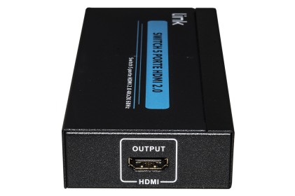 Switch 5 Porte Hdmi 2.0 4Kx2K@60Hz Con Telecomando (Un Video Con Cinque Sorgenti)