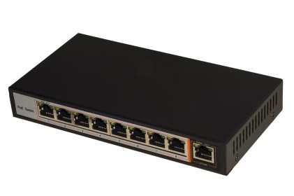 Switch Di Rete 8 Porte Poe + 1 Porta Uplink 10/100
