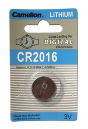 Batterie al litio 3 volt a bottone IEC TYP CR2016, DL2016, 5000L