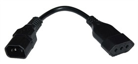 Cavo Per Gruppi Di Continuita  Con 1 Femmina Tripolare 10A - 1 Connettore Maschio Iec