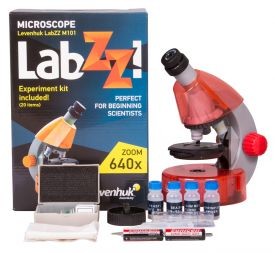 Microscopio Levenhuk LabZZ M101, arancio