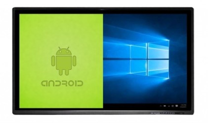 Yashi Display Touch 65" 16:9 550 Cd/M 4K Uhd 20 Tocchi, 1Xvga/3Xhdmi/6Xusb/Rj45, Android 6, Multimediale Educational (Windows Opzionale Con Yashi Pc Ops)