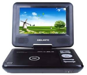Majestic Lettore DVD portatile DVX-166 USB/SD schermo 7"