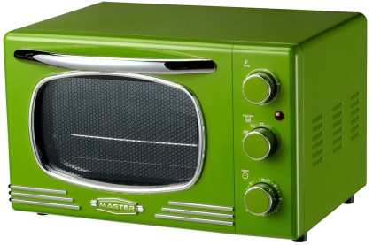 Master Forno Elettrico 25l FE255 1500W Design Retr&ograve; Verde