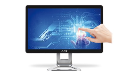 Aio 24" I5 8G 240G Fd Touch No Odd I5-9400 Wifi/Webcam