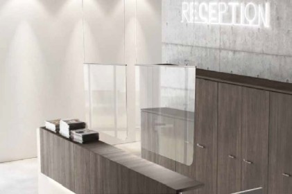 Goup Solutions Pannello Divisorio In Plexiglass + Kit Sospensione 70X100 Spessore 3Mm