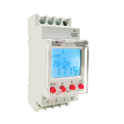 Plikc Horis AS2 Timer - Interruttore orario/crepuscolare digitale (Astronomico 2 canali)