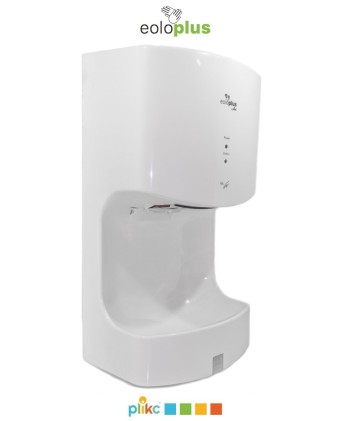 Asciugamani elettrico a lama d aria con fotocellula e vaschetta salva goccia Eolo Plus