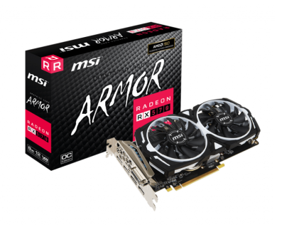 Msi Vga Rx 570 Armor 8G Oc Renewed Bulk No Mascherina/Cavi
