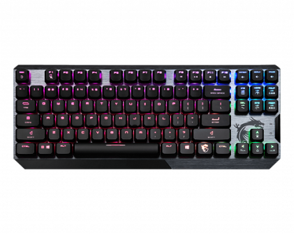 Msi Tastiera Meccanica Vigor Gk50 Low Profile Tkl, Layout Ita