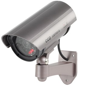 Telecamera finta di sicurezza con LED videosorveglianza CCTV
