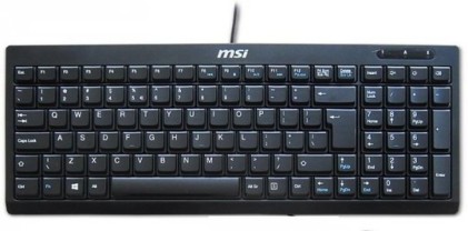 Msi Tastiera Startype Es502 Black Usb Wireless