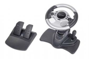 Volante & Pedali per PS2 XBOX e PC con vibrazione