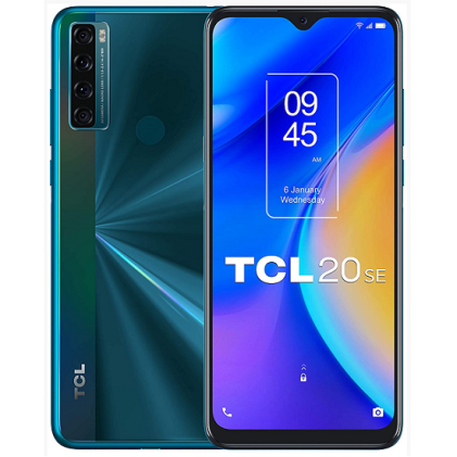Tcl Smartphone 20Se 6,82 4Gb 64Gb 5000Mah Dual Sim Aurora Green