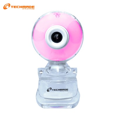 TECHMADE WEBCAM PINK MULTI LIGHTING CON INTERRUTTORE TOUCH