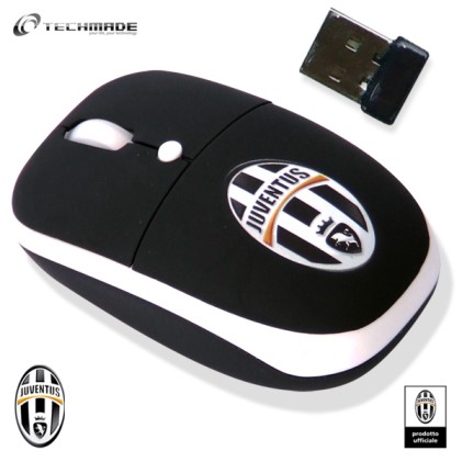 TECHMADE MINI MOUSE WIRELESS JUVENTUS 500/1000 DPI SWITCH