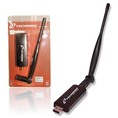 Techmade USB WiFi Wireless LAN Adattatore 54 Mbps 300 metri