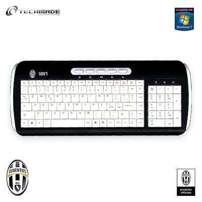 Techmade Tastiera multimediale Calcio Juventus