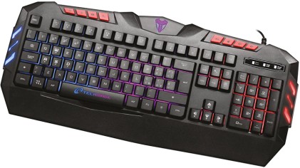 Techmade Tastiera Gaming USB retroilluminata