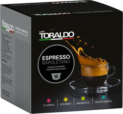 Toraldo Capsule Compatibili Nescaf&egrave; Dolce Gusto Aromatica 16pz