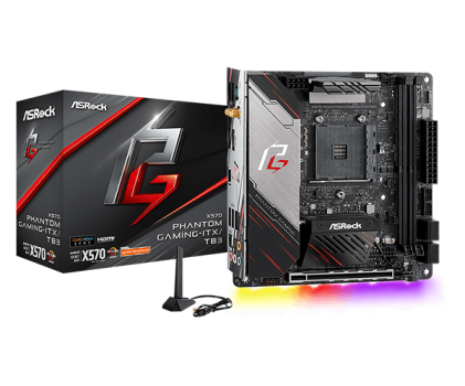 MB AM4 ASROCK X570 Phantom Gaming ITX/TB3