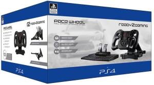 Xtreme Pace Wheel con Force Feedback + Pedaliera PS4 Ufficiale Sony